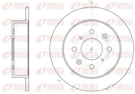 Гальмівний диск REMSA 6521.00
