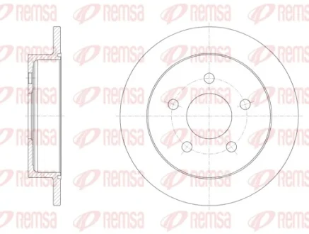 Тормозной диск REMSA 671900