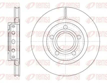 Тормозной диск REMSA 6822.10