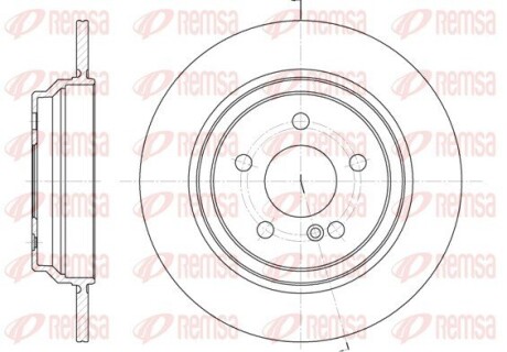 Гальмівний диск REMSA 6864.00