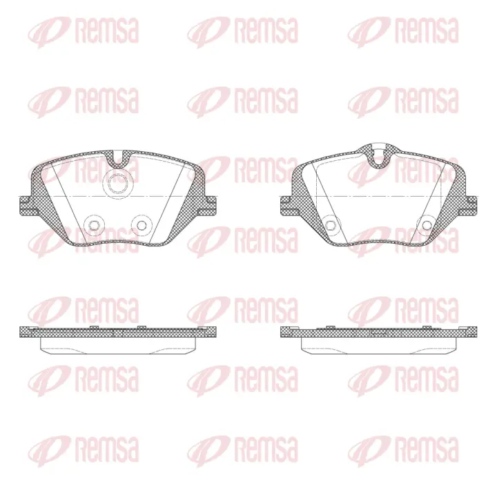 Фото 1 - Колодки гальмівні (передні) BMW 2 (U06) 21-5 (G60) 23-X1 (U11) 22- REMSA X203100 Колодки гальмівні (передні) BMW 2 (U06) 21-5 (G60) 23-X1 (U11) 22- REMSA X203100 (фото 1)