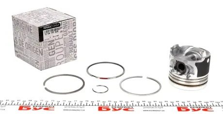 Поршень двс у зборі (палець+кільця+стопорне кільце) 1.5dci logan, duster, kangooi, meganeii RENAULT 120A10282R