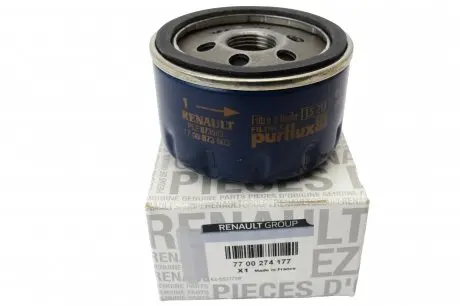 Фильтр масла для Logan, Logan MCV 1.4i 8V, 1.6i 8V RENAULT 7700274177
