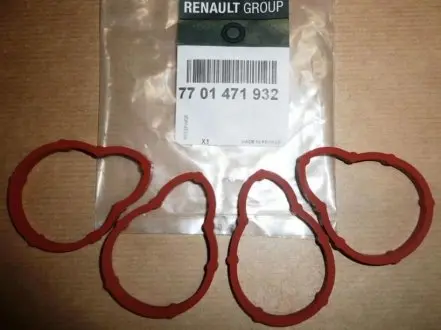 Прокладка впускного коллектора (4 шт) логан RENAULT 7701471932