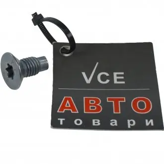 Болт з головкою системи TORX з чорного металу RENAULT 7703004176