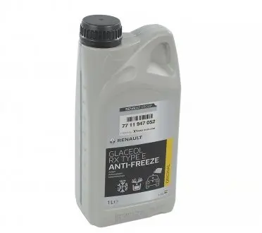 Концентрат glaceol rx type e 1л.(-70° концентрат синий) RENAULT 7711947052