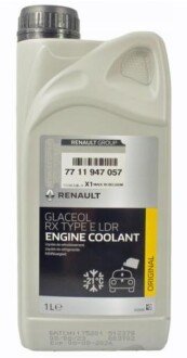 Антифриз (зел.) glaceol rx typ d 1l -21° (готовий) (7711428133) RENAULT 77 11 947 057