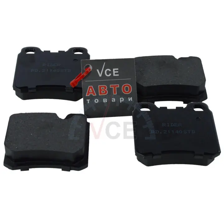 Колодка тормозов. диск. standard opel astra f, vectra a задн. RIDER RD.21140STD (фото 1)