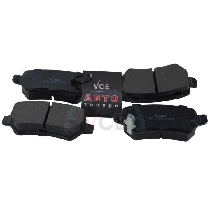 Фото 1 - Колодка гальм. диск. standard opel astra g, h, combo задн. RIDER RD.23417STD Колодка гальм. диск. standard opel astra g, h, combo задн. RIDER RD.23417STD (фото 1)