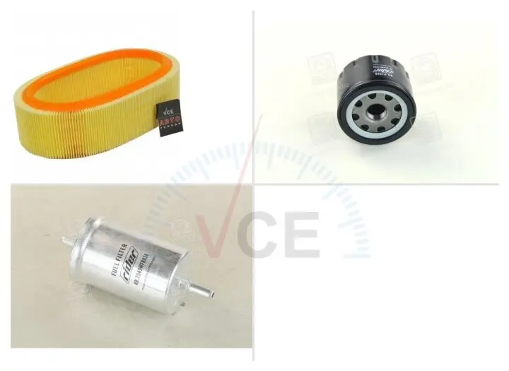 Комплект заміни фільтрів на Renault (Рено) Logan (Логан) 1.4 (LSOA, LSOC, LSOE, LSOG) K7J 710, K7J 714 RIDER ТО-0000004 (фото 1)