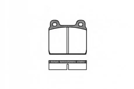 Комплект тормозных колодок, дисковый тормоз ROADHOUSE 2002.20