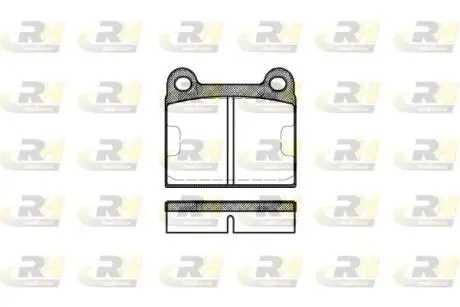 Комплект тормозных колодок, дисковый тормоз ROADHOUSE 2006.60