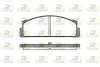 Комплект тормозных колодок, дисковый тормоз ROADHOUSE 2022.10 (фото 1)