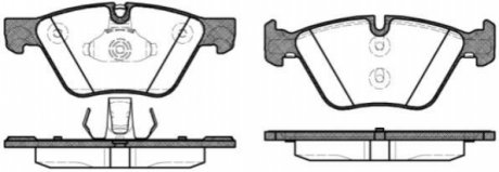 Комплект тормозных колодок, дисковый тормоз ROADHOUSE 21052.30 (фото 1)