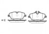 Комплект тормозных колодок, дисковый тормоз ROADHOUSE 21131.00 (фото 2)