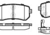 Комплект тормозных колодок, дисковый тормоз ROADHOUSE 21209.02 (фото 2)