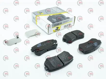 Комплект тормозных колодок, дисковый тормоз ROADHOUSE 21209.02