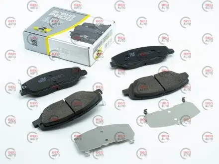 Комплект гальмівних колодок, дискове гальмо ROADHOUSE 21226.02