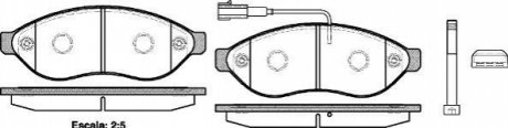 Комплект тормозных колодок, дисковый тормоз ROADHOUSE 21237.01 (фото 1)