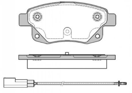 Комплект тормозных колодок, дисковый тормоз ROADHOUSE 21252.01 (фото 1)