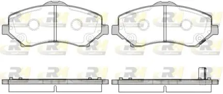 Комплект гальмівних колодок, дискове гальмо ROADHOUSE 21259.02