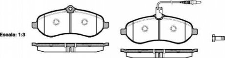 Комплект тормозных колодок, дисковый тормоз ROADHOUSE 21292.01 (фото 1)