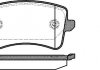Комплект тормозных колодок, дисковый тормоз ROADHOUSE 21343.00 (фото 2)