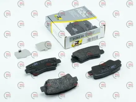 Комплект тормозных колодок, дисковый тормоз ROADHOUSE 21362.02