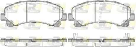 Комплект тормозных колодок, дисковый тормоз ROADHOUSE 21407.00
