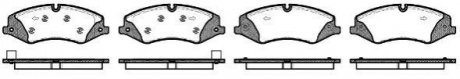Комплект тормозных колодок, дисковый тормоз ROADHOUSE 21409.10 (фото 1)