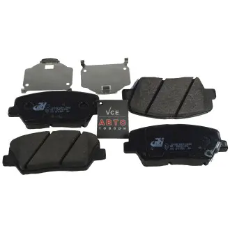 Комплект тормозных колодок, дисковый тормоз ROADHOUSE 21412.02