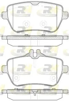 Комплект тормозных колодок, дисковый тормоз ROADHOUSE 21535.00