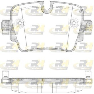 Тормозные колодки дисковые. ROADHOUSE 21572.00