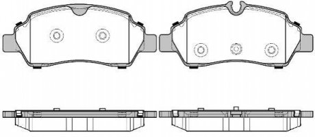 Комплект тормозных колодок, дисковый тормоз ROADHOUSE 21605.00 (фото 1)
