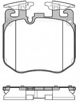 Комплект тормозных колодок, дисковый тормоз ROADHOUSE 21690.00 (фото 1)