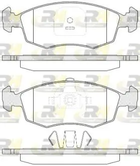 Тормозные колодки дисковые. ROADHOUSE 2172.35