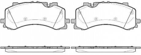 Комплект тормозных колодок, дисковый тормоз ROADHOUSE 21744.00 (фото 1)