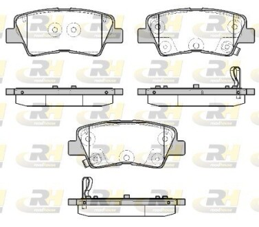 Тормозные колодки дисковые. ROADHOUSE 21807.12