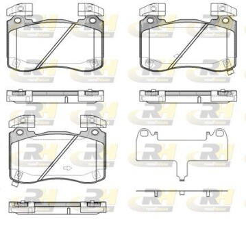 Гальмівні колодки дискові ROADHOUSE 21813.02