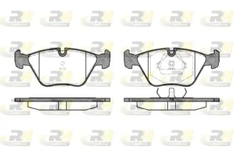 Комплект тормозных колодок, дисковый тормоз ROADHOUSE 2270.00