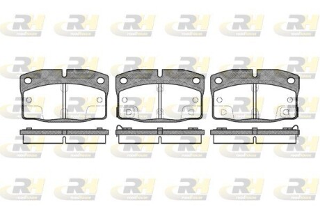 Тормозные колодки дисковые ROADHOUSE 2298.02 (фото 1)