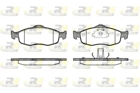 Комплект гальмівних колодок, дискове гальмо ROADHOUSE 2432.00