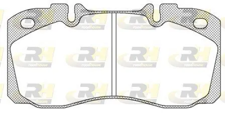 Дискові гальмівні колодки комплект ROADHOUSE 2640.00