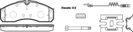 Комплект гальмівних колодок, дискове гальмо ROADHOUSE 2651.22 (фото 1)