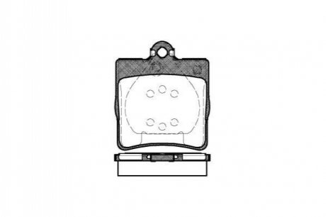 Комплект тормозных колодок, дисковый тормоз ROADHOUSE 2678.00 (фото 1)