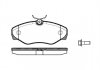 Комплект тормозных колодок, дисковый тормоз ROADHOUSE 2834.10 (фото 2)