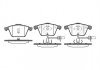Комплект тормозных колодок, дисковый тормоз ROADHOUSE 2964.02 (фото 1)