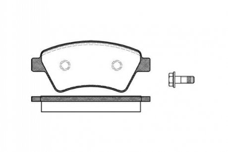 Комплект тормозных колодок, дисковый тормоз ROADHOUSE 2976.10 (фото 1)