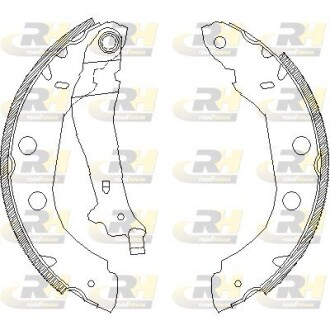 Комплект гальмівних колодок ROADHOUSE 4415.00
