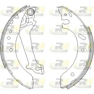Комплект тормозных колодок ROADHOUSE 4670.00